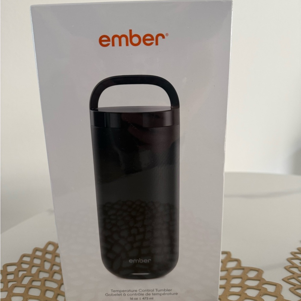 Ember Black Temperature Control Tumbler